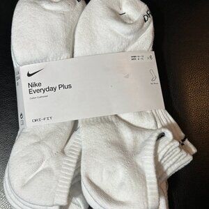 Nike 6 Pack Dri-FIT Plus No Show Socks - LRG (M8-12) (W10-13) NWT